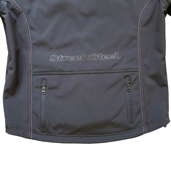 Street & Steel Black’d Out Breathable Wind Water Resistant Motorcycle Jacket M - Picture 16 of 16